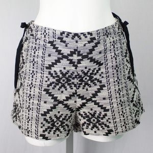 Who What Wear | Shorts - Aztec Pattern Side Laceup